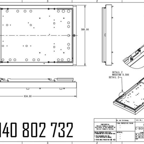 140802732 - E BOX COMPL.. + COVER SK700 6/3/6